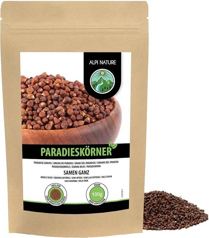 Alpi Nature – Grains de Paradis (Melegueta) entiers 100g
